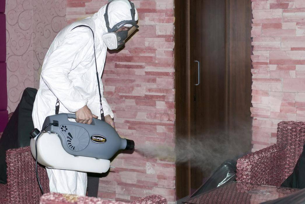 Уничтожение тараканов дымом Уничтожение тараканов газом